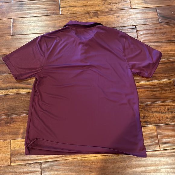 Harrington Performance Maroon Men’s Lg Collared Polo Shirt - Picture 3 of 3